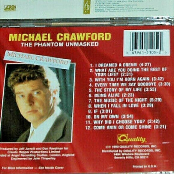 Michael Crawford 4 CD Lot Love Songs Christmas - Picture 4 of 5